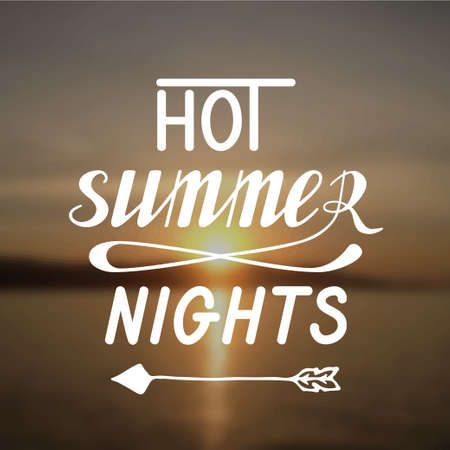 Hot summer nightsのイラスト素材