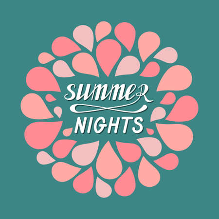 Hot summer nightsのイラスト素材