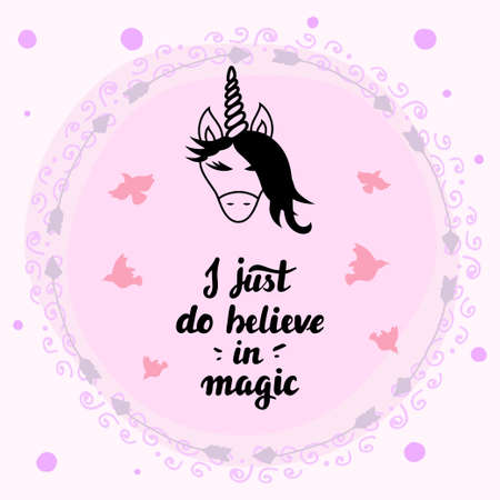 I just do believe in magicのイラスト素材