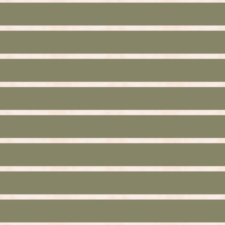 Watercolor pattern of stripes, lines, strokes of beige color. Illustration on a green background. Pastel geometric seamless print for textiles, fabric, packaging, clothesの写真素材