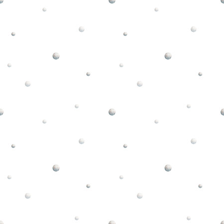 Blue drop, pearl, spot, dot watercolor pattern. Seamless dynamic print. Hand drawn geometric illustration on white background for textile design, fabric, packaging, clothes, wallpaper, printの写真素材