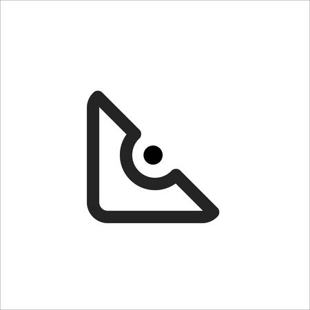 crop icon web and mobileのイラスト素材