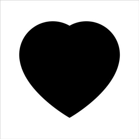 LOVE ICON VECTOR IN GLYPH STYLEのイラスト素材