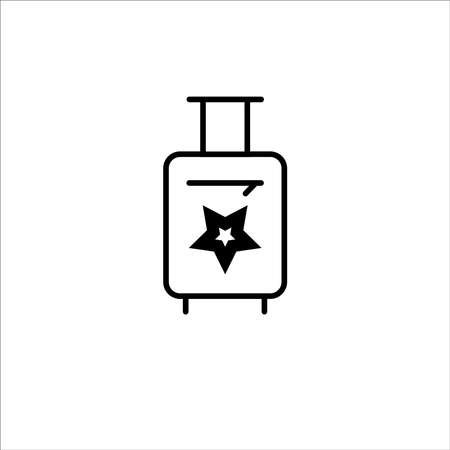 Travel bag isolated on background.のイラスト素材
