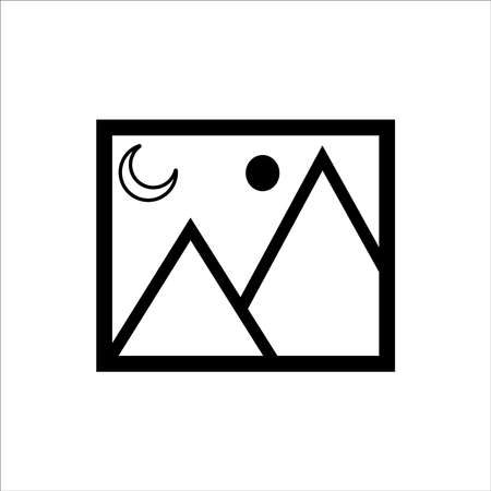 Picture Image Icon design template.のイラスト素材