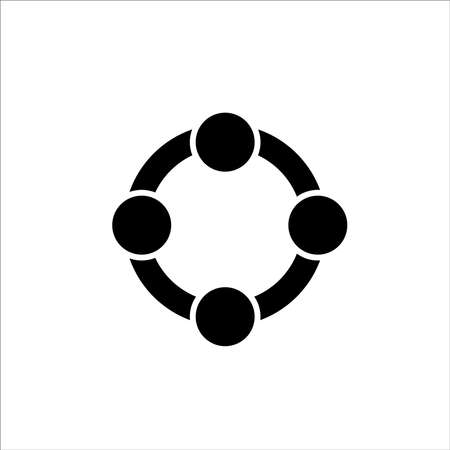 rattle glyph flat vector icon on white backgroundのイラスト素材