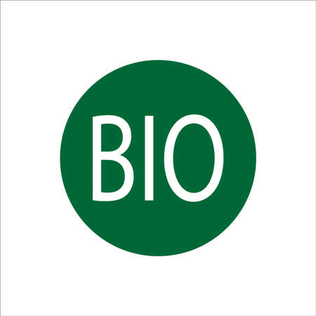 bio thin line vector icon on white backgrounのイラスト素材