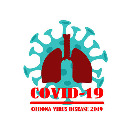 No coronavirus. Picture on a white background. Vector illustration.のイラスト素材