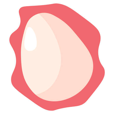 Egg logo on a white background.のイラスト素材