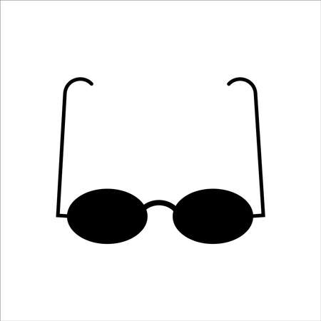 Cool man sunglasses isolated on white background. Vector illustrationのイラスト素材