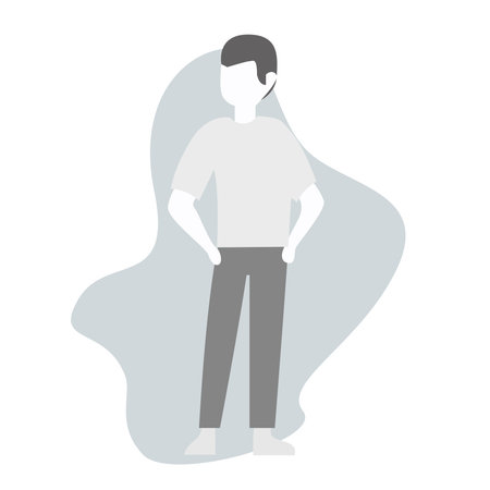 Doctor's picture on a white background. Coronavirusのイラスト素材