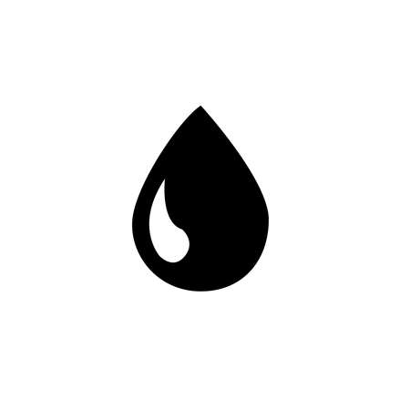 water drop icon on background.のイラスト素材