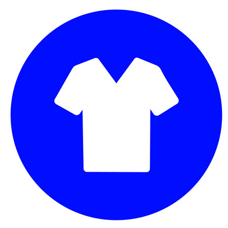 white shirt icon vector illusration.のイラスト素材