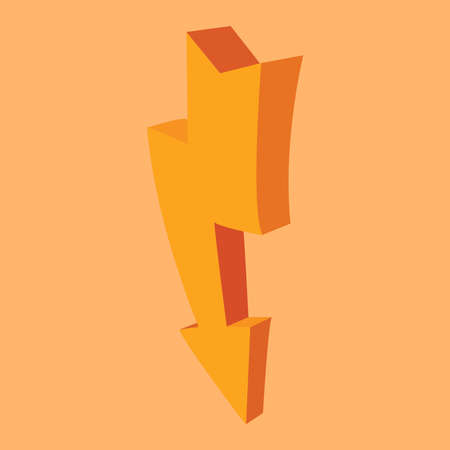 Vector illustration of 3d Lightningのイラスト素材