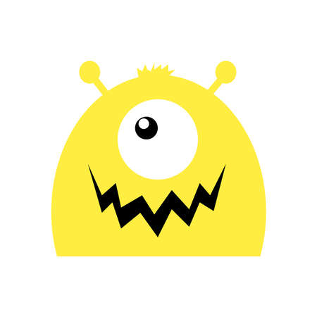 Picture of cartoon aliens on a backgroundのイラスト素材