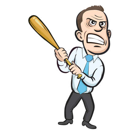 Picture of director with baton on a backgroundのイラスト素材