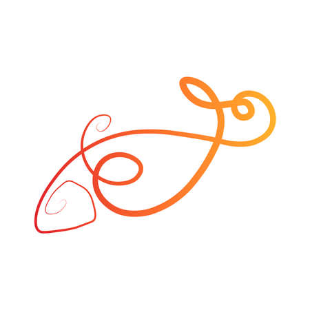 Fish line icon. On a backgroundのイラスト素材