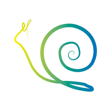 Just a snail icon. illustrationのイラスト素材