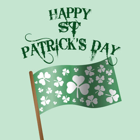 Clover background. Picture for St. Patrick's Dayのイラスト素材