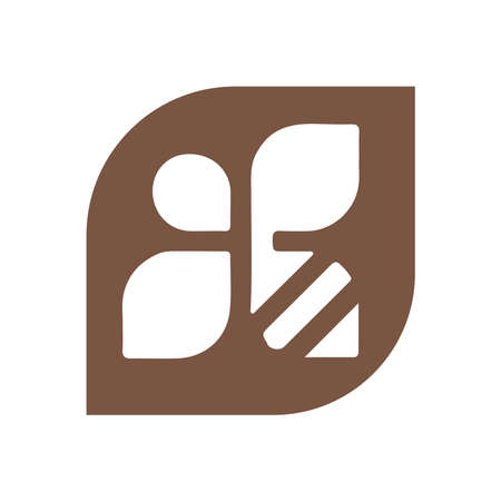 Vector logos on a background.のイラスト素材