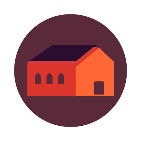 picture of a house on a background.のイラスト素材