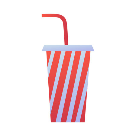 Glass icon with a tube on a backgroundのイラスト素材