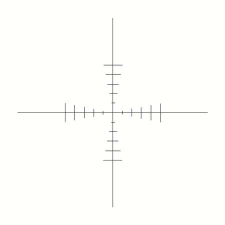 Sniper scope icon. Logo Vector illustrationのイラスト素材