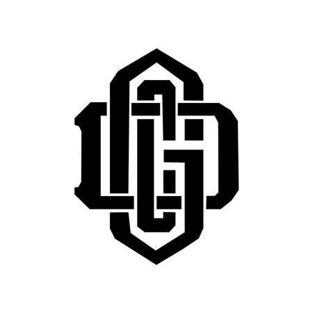 Logo icon on a background.のイラスト素材