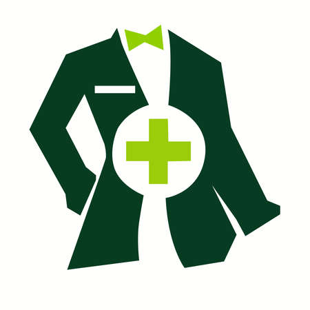 Medical care icon on a backgroundのイラスト素材