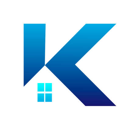 Letter K  on a backgroundのイラスト素材