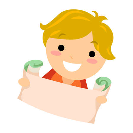 Hiker picture with map on a backgroundのイラスト素材