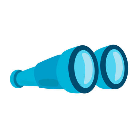 Binoculars on a white background.のイラスト素材