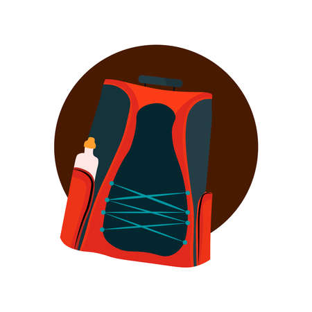 Briefcase logo on a white background.のイラスト素材