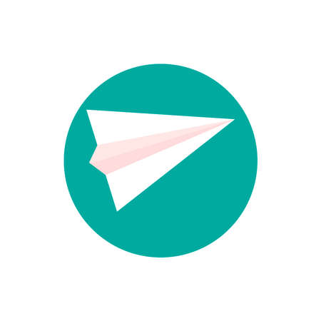 Airplane logo on a backgroundのイラスト素材