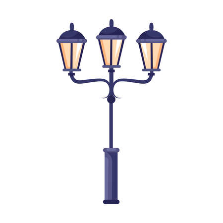 Picture of a lantern on a white background.のイラスト素材