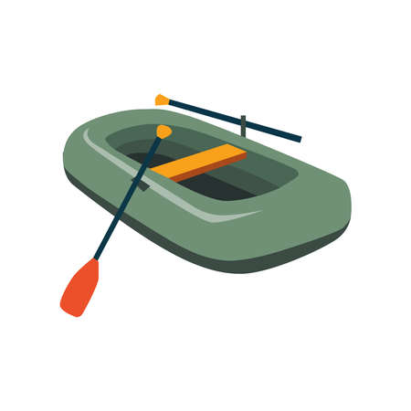 Boat on a white background.のイラスト素材