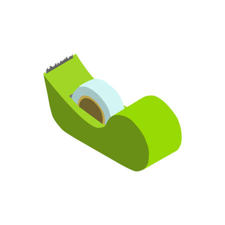 Picture of sticky tape on a white background.のイラスト素材