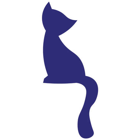 Cat icon on a white background.のイラスト素材