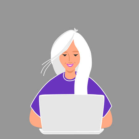 Online learning concept. Science education quarantineのイラスト素材