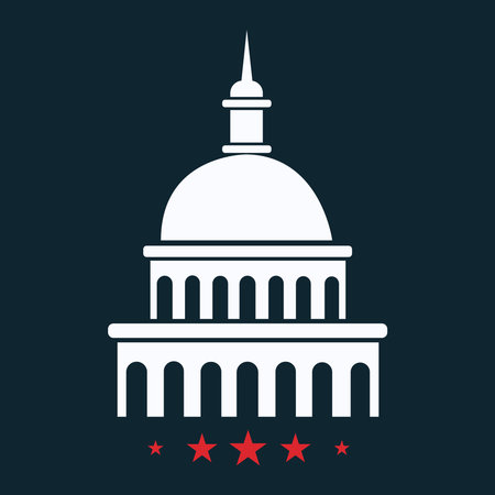Icon of the White House in Washington.