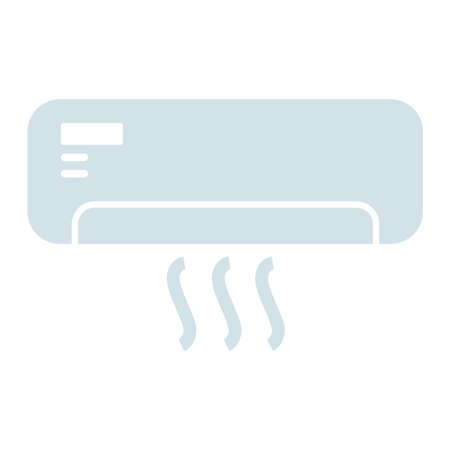 Air conditioner icon on a white background.のイラスト素材