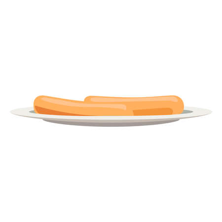 Picture of breakfast on a background.のイラスト素材