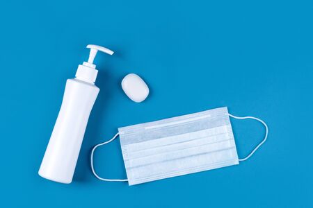 Hand sanitizer alcohol gel rub clean hands hygiene prevention of coronavirus virus outbreak.の写真素材