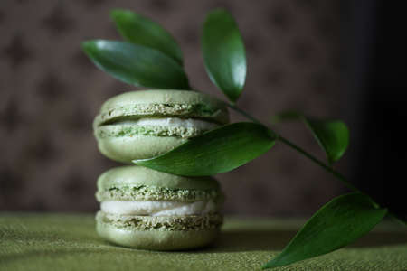 Macaron cookie macaroon cookieの写真素材