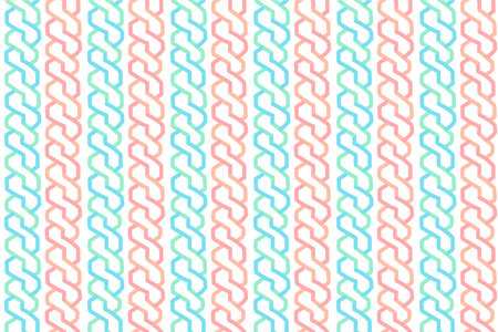 Seamless scribble lines abstract pattern illustration in squiggle style.のイラスト素材
