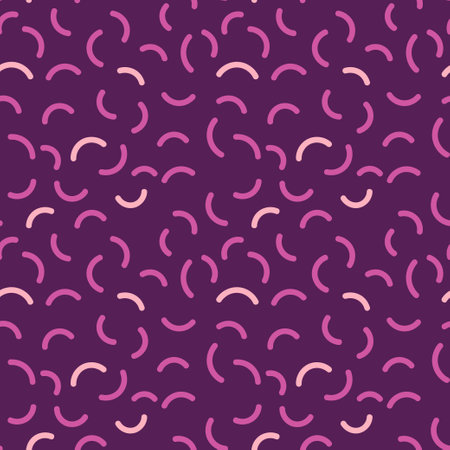 Colorful squiggle halloween party seamless patternのイラスト素材
