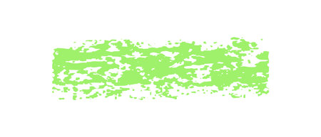 Hand drawn simple green line drawn with wax crayon, chalk or charcoal. Uneven wax dry texture for underlining or highlighting text. Pencil drawn lines, strikethroughs, underlines. grungy vector elements isolated on whiteのイラスト素材