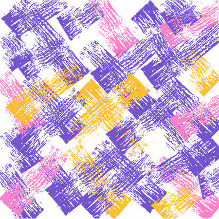 Set of Brush drawn thick doodle lines. Colored grunge banner for your design. Abstract chalk painted stripes. ink splatter and artistic design elements. Dirty dry crayon paintbrush texture.のイラスト素材