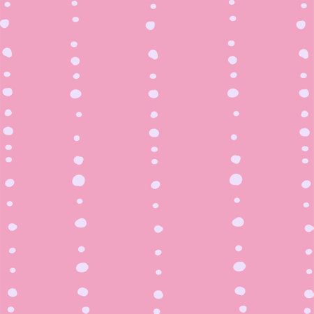 Vector hand drawn cute dotted pattern. Doodle Plaid geometrical simple dot texture. doodle lines. Abstract cute delicate pattern ideal for fabric, textile, wallpaper.のイラスト素材