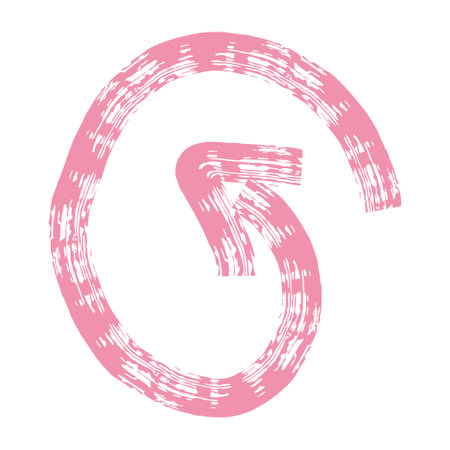 Hand drawn crayon chalk charcoal line arrow. curvy and wavy arrow isolated on white background. squiggle or scribble stroke. Element for diagrams. Vector doodle marker. Freehand swirl circle grunge stroke. Unique brush underline.のイラスト素材